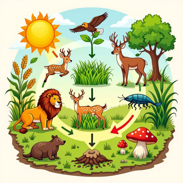 Food Chain Images - Created with AI gallery