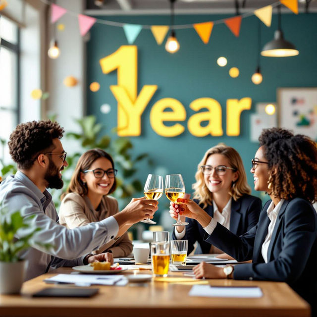 1 Year Work Anniversary Images gallery