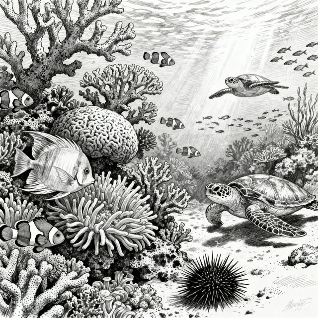 Sea Drawings - AI Generated Art gallery