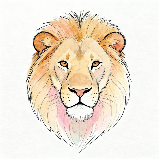 Lion Easy Drawing gallery