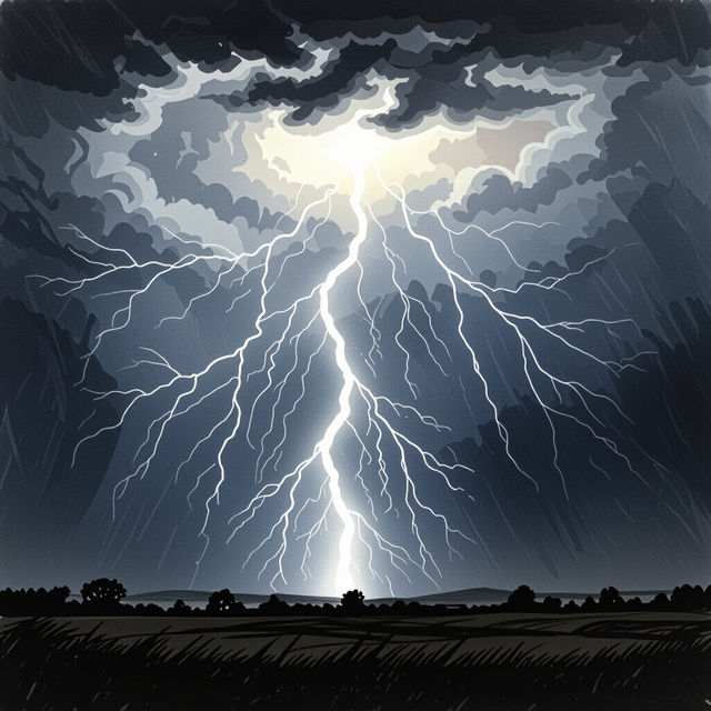 Lightning Drawings - Made With AI gallery