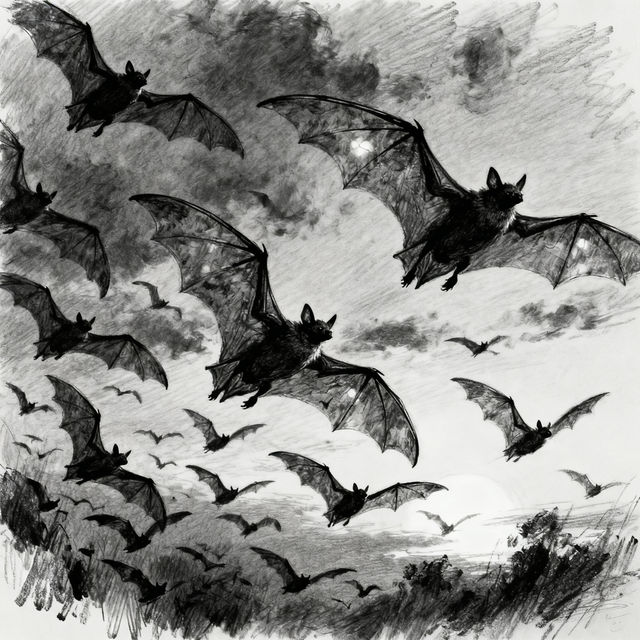 Drawing Bats - AI Generated gallery