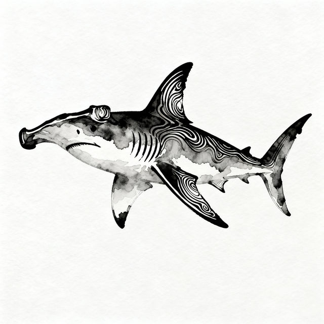 Hammerhead Shark Drawings gallery