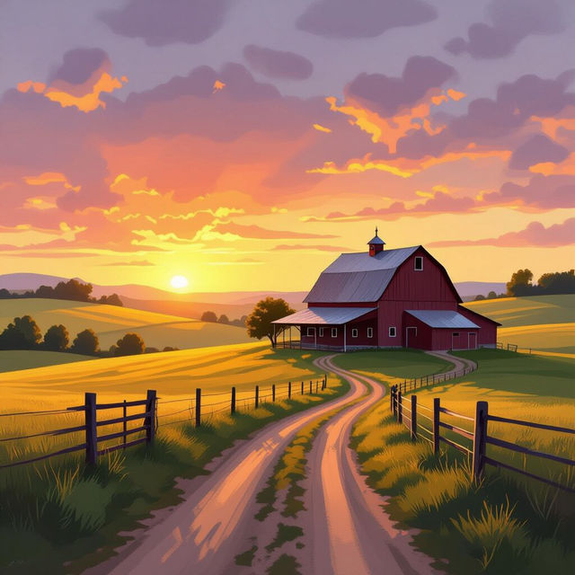 Farm House Pictures - AI Generated gallery