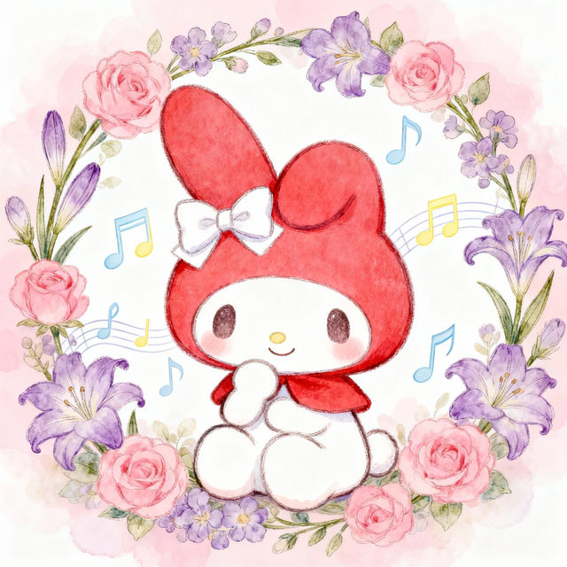 Cute My Melody Drawings gallery