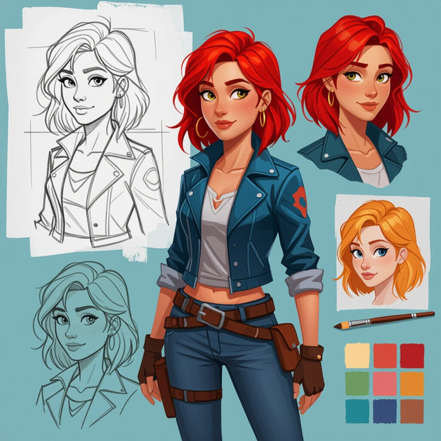 The Basics Of Digital Character Drawing gallery