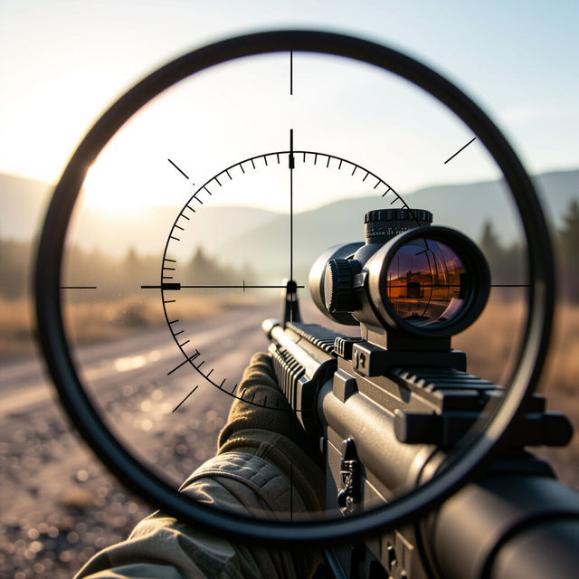 Combat Sight Picture - AI Generated gallery
