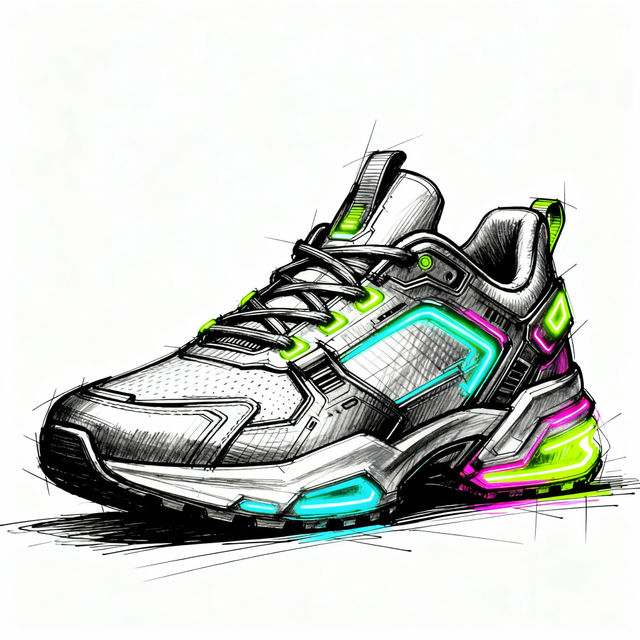 AI Shoe Drawings gallery