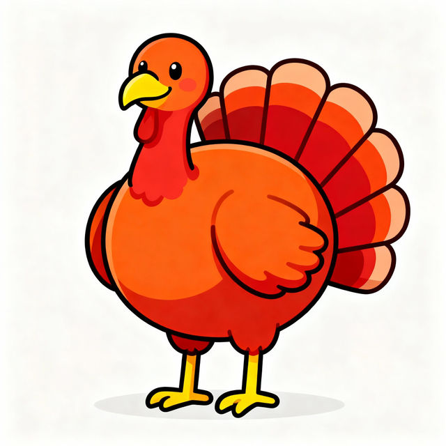Simple Turkey Drawings gallery