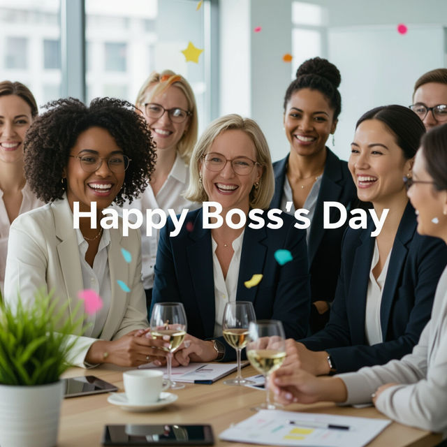 Female Happy Boss's Day Images gallery