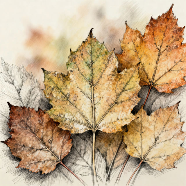 Drawing Leaves - Made With AI gallery