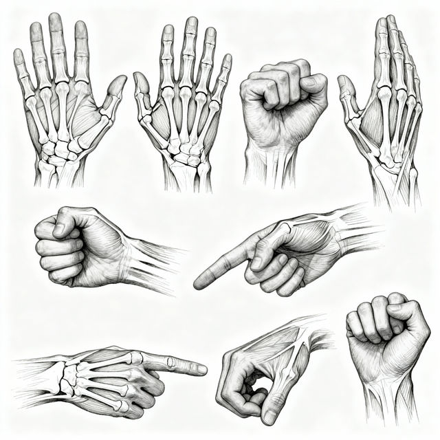 Hand Positions Drawing gallery