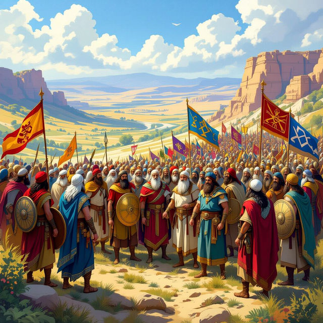 12 Tribes of Israel Pictures - AI Generated Art gallery