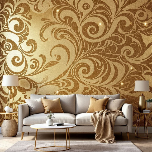 Gold Glitter Wallpaper gallery