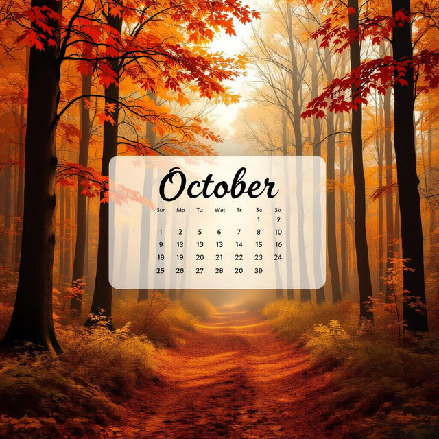 October 2024 Calendar Desktop Wallpaper gallery