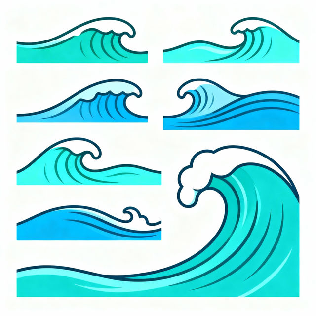 Clip Art Waves gallery