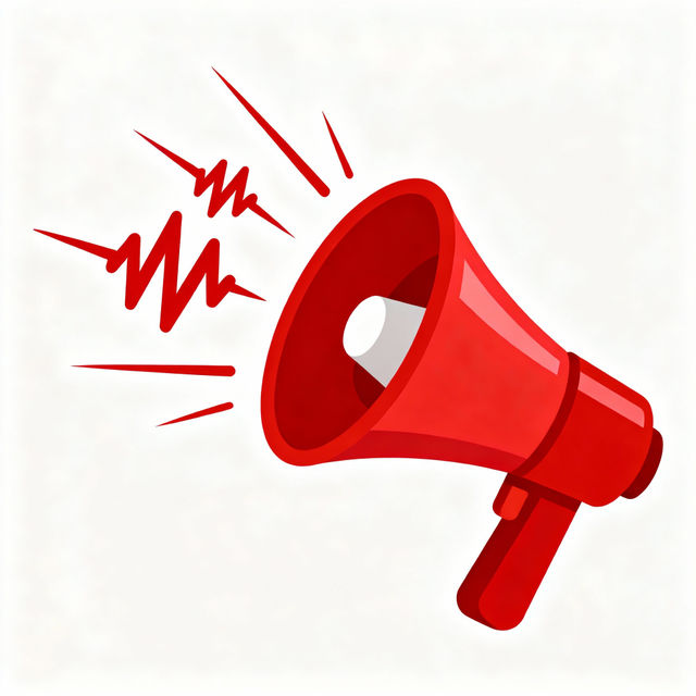Megaphone Clip Art - Made With AI gallery