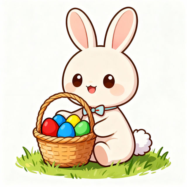 Easter Bunny Easy Drawing gallery