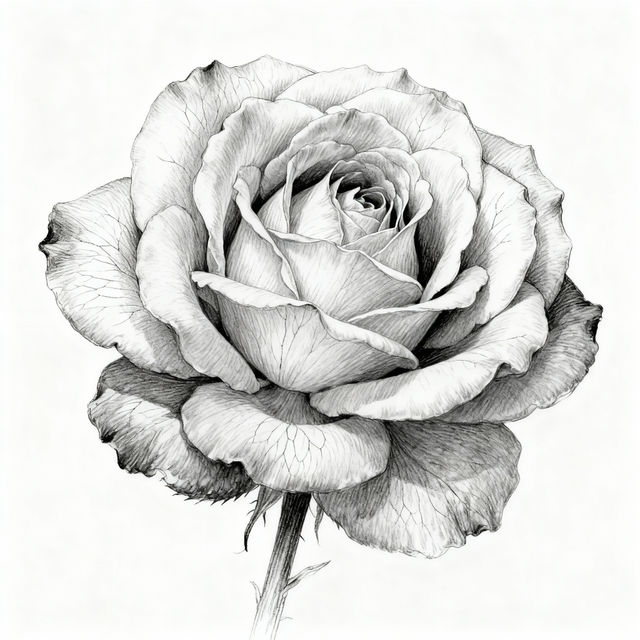 Sketch Flower Drawings - Made With AI gallery