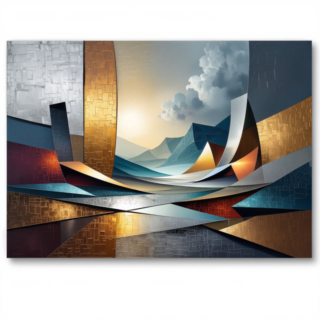 Large Metal Wall Art - AI Generated gallery