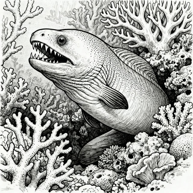 Eel Drawings - AI Generated gallery