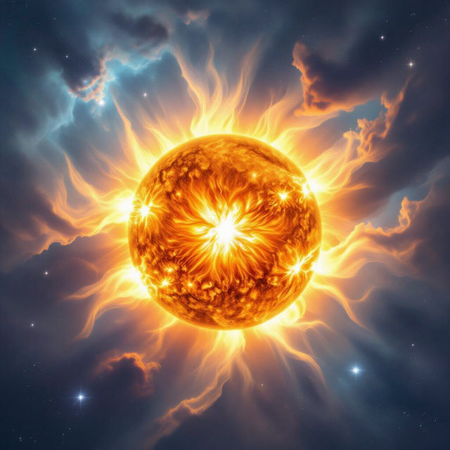 Picture of the Sun - AI Generated gallery