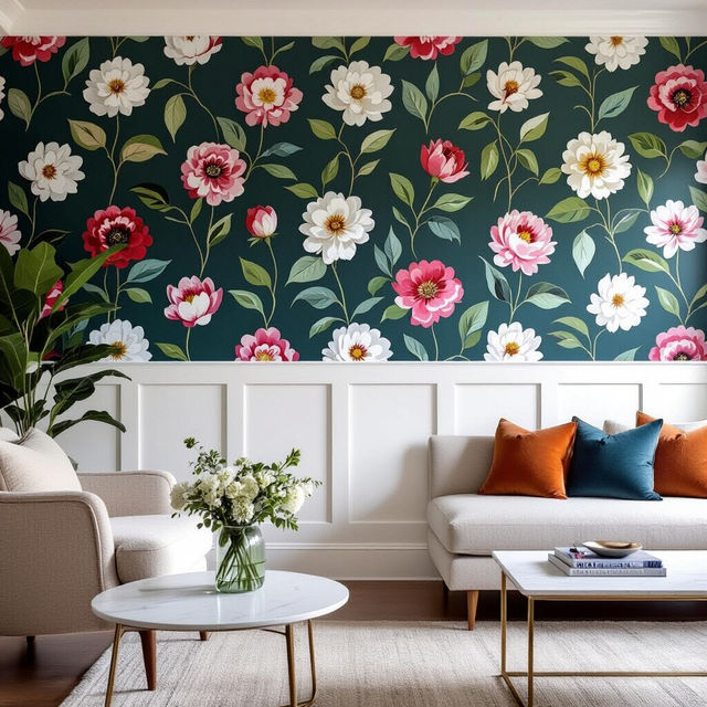Board and Batten with Wallpaper Designs gallery