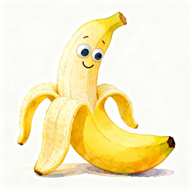 Peeled Banana Drawing gallery