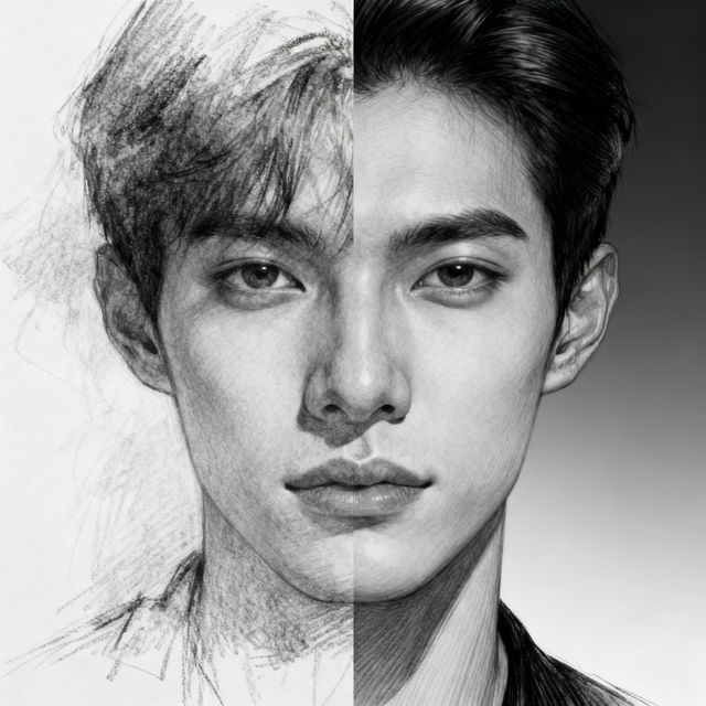 AI Pencil Sketch to Professional Drawing Conversion gallery