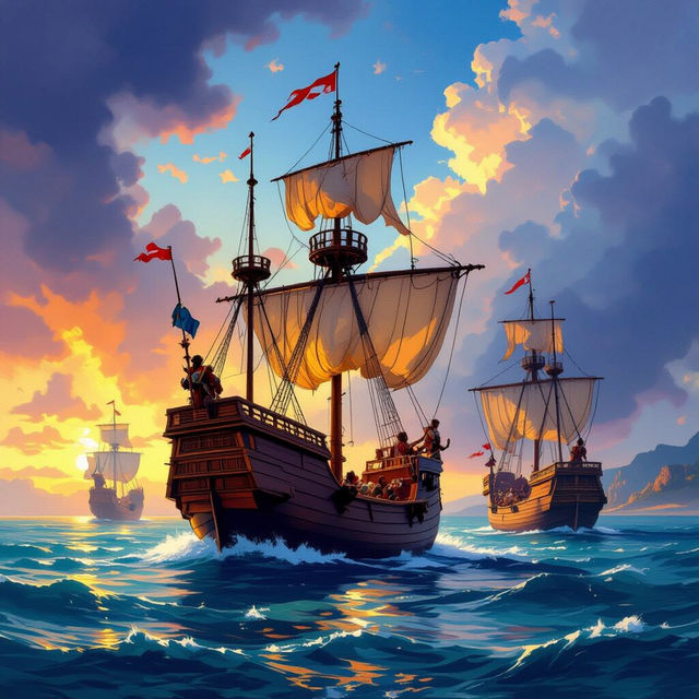 Columbus Day Images - Made With AI gallery