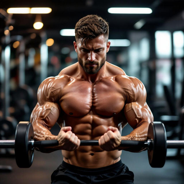 Preacher Curl Exercise Images - Made With AI gallery