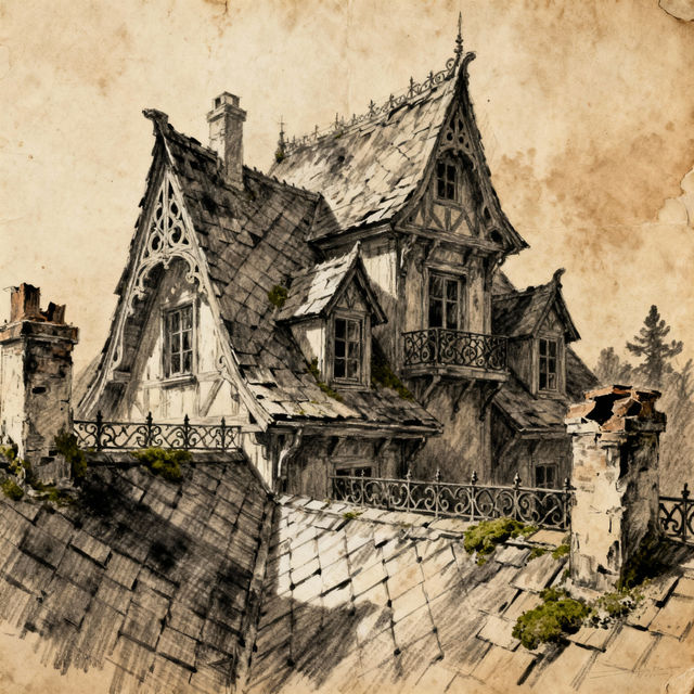 Roof Drawings - AI Generated gallery