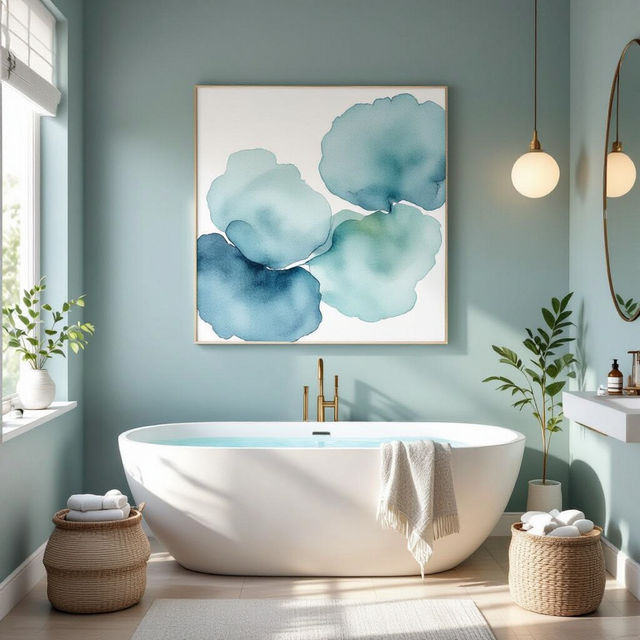 Unique Bathroom Wall Art gallery