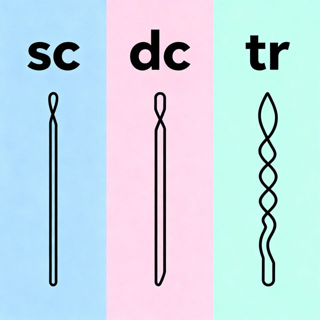 Crochet Abbreviations With Pictures gallery