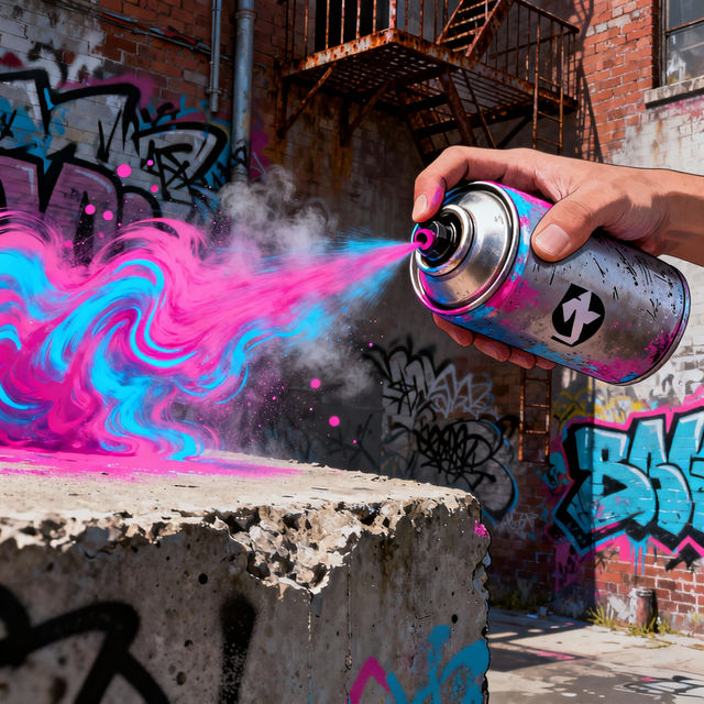 Spray Paint Can Art - Created With AI gallery