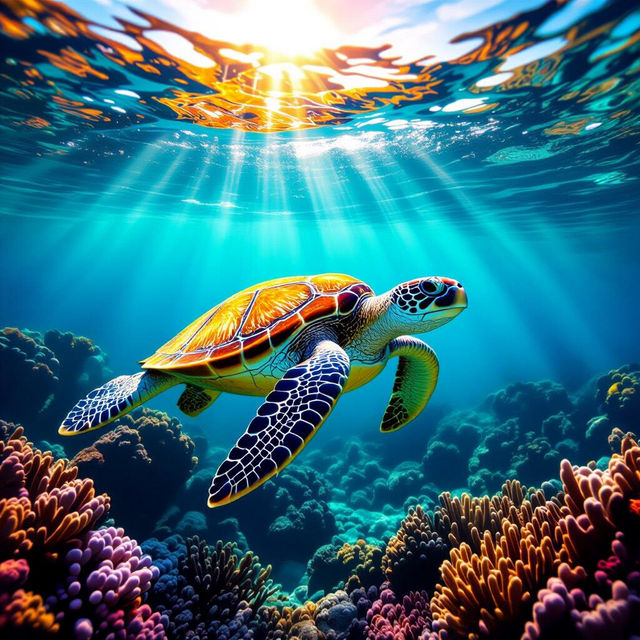 Sea Turtle Art - Create Yours With AI gallery