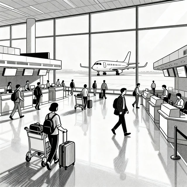 Easy Airport Drawings gallery