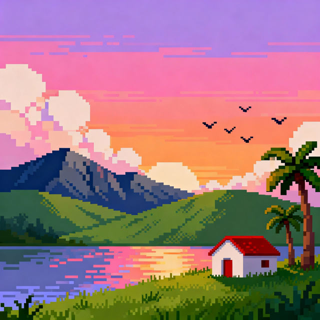 Sky Pixel Art gallery