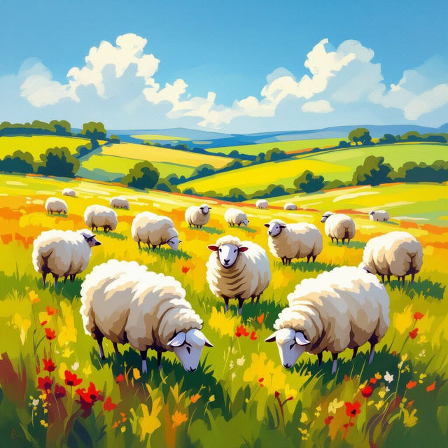 Images Of Sheep - Created With AI gallery