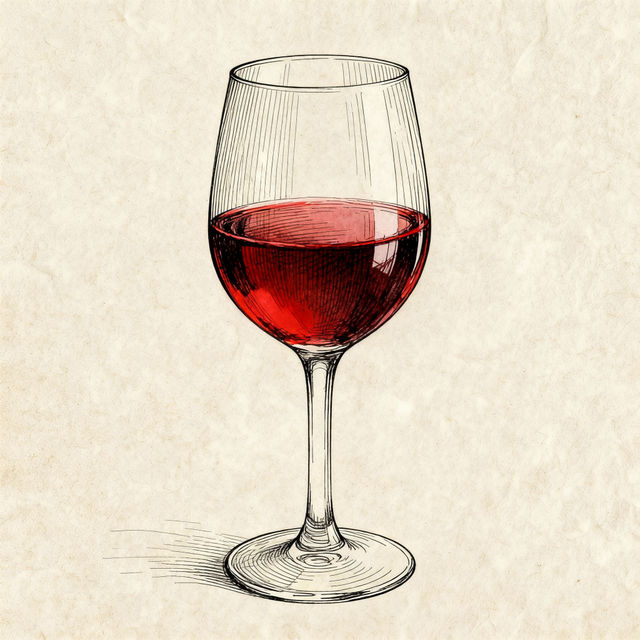 Wine Glass Drawings gallery