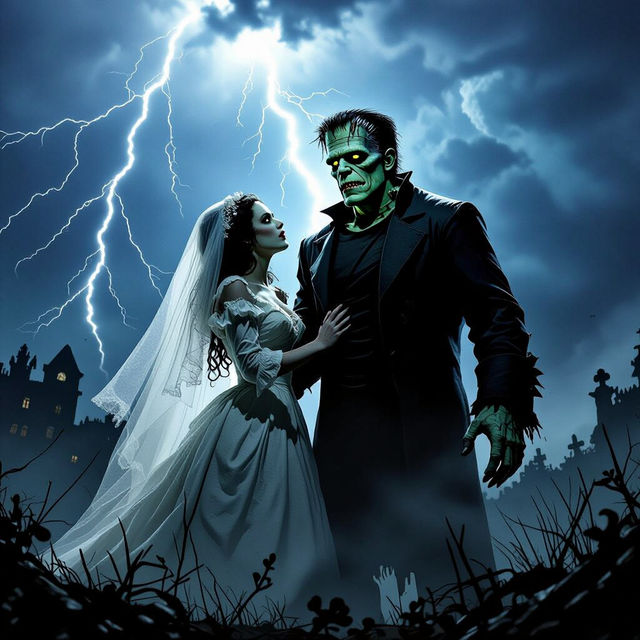 Frankenstein and Bride Art gallery