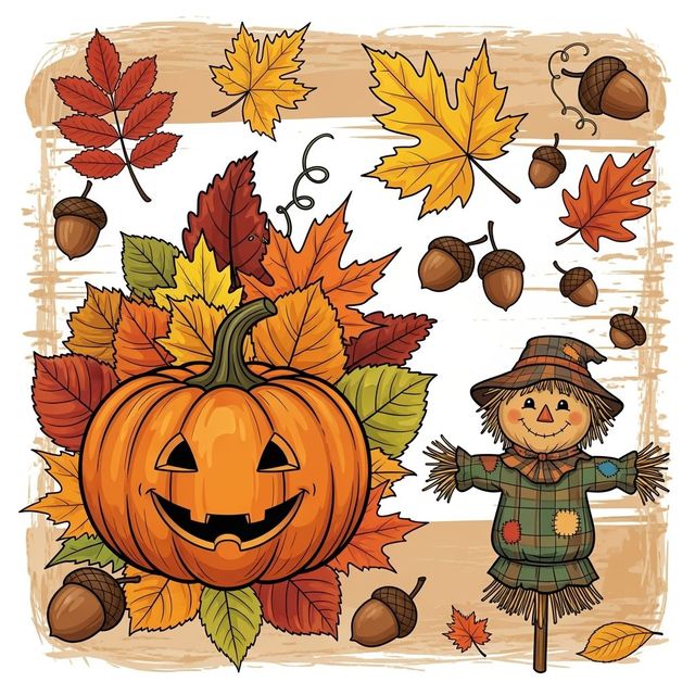 Fall Clip Art Images Made With AI gallery