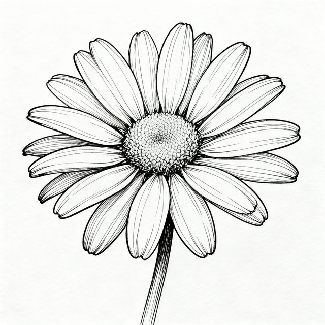 Simple Flower Drawings - Made With AI gallery