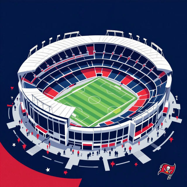 Stadium Map Art - Created With AI gallery