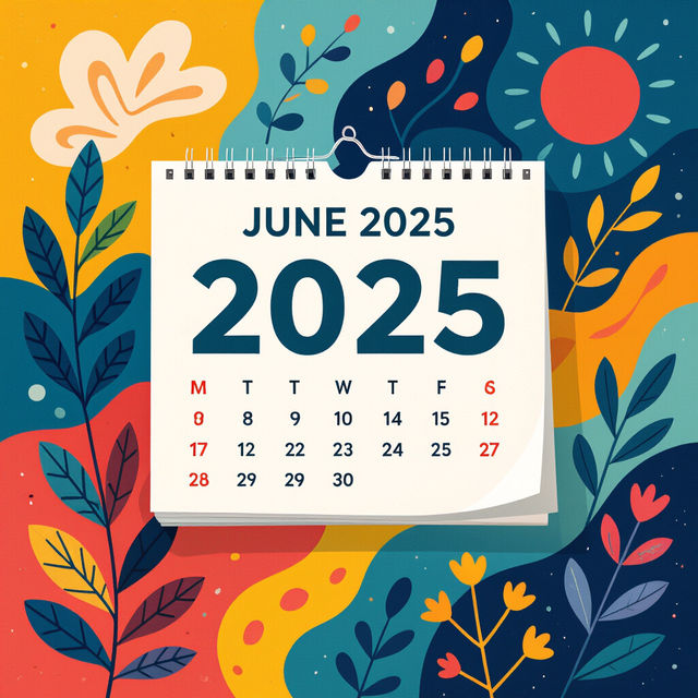 June 2025 Calendar Desktop Wallpapers gallery