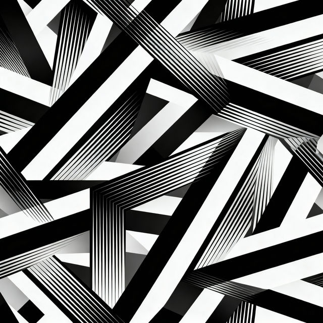 Black And White Geometric Wallpaper gallery