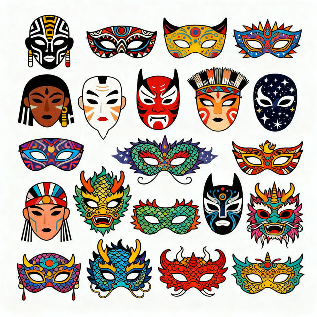 Mask Clip Art gallery