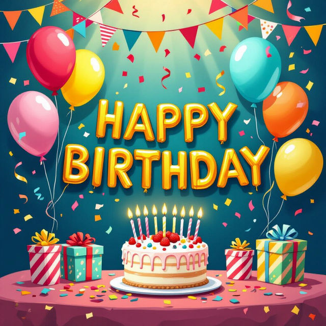 Happy Birthday Images - Free AI Creations gallery