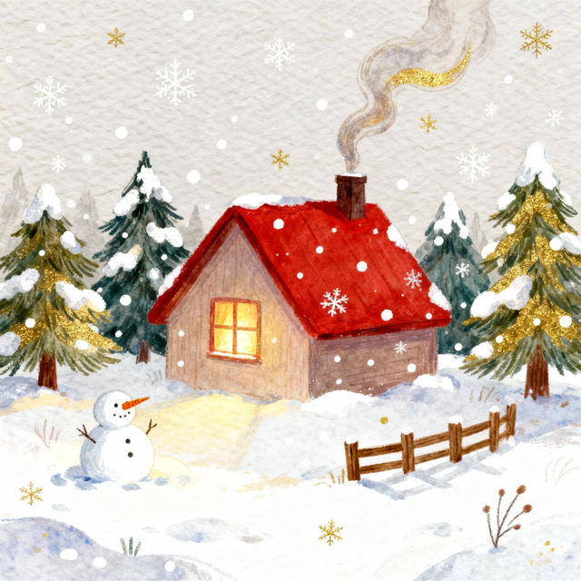 Drawing Snow Art - AI Generated gallery