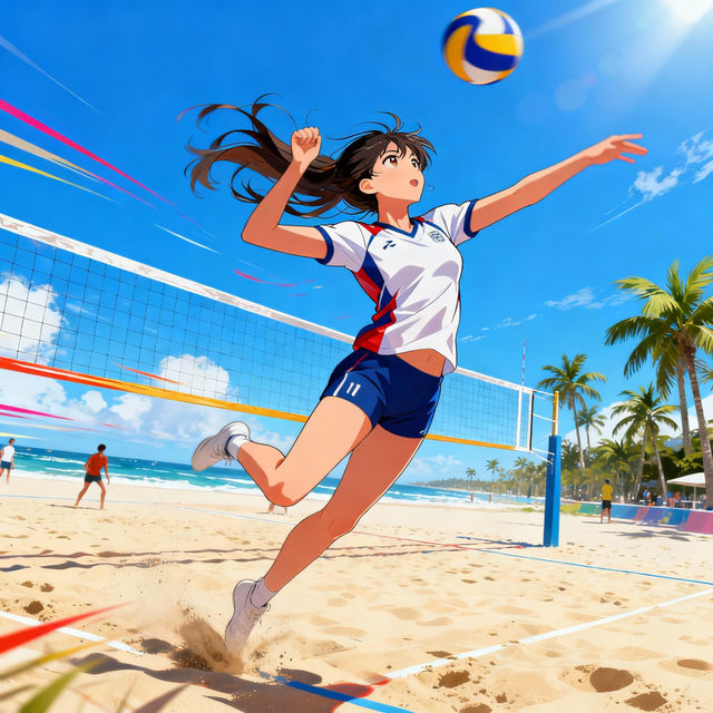 Volleyball Drawings - AI Generated gallery